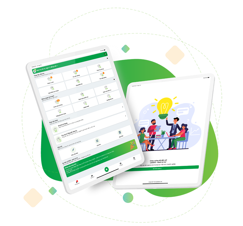 Phần mềm quản lý nhà trọ trên máy tính bảng